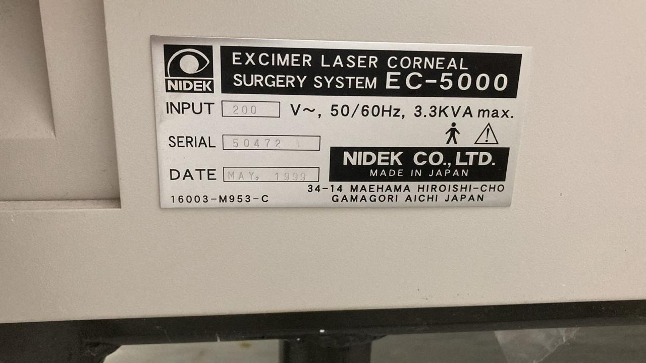 Excimer Laser Nidek EC-5000